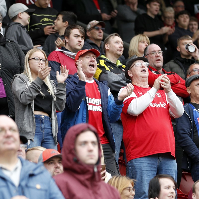 RU v Coventry City - 083 - Fans Celebrate 3rd Goal
