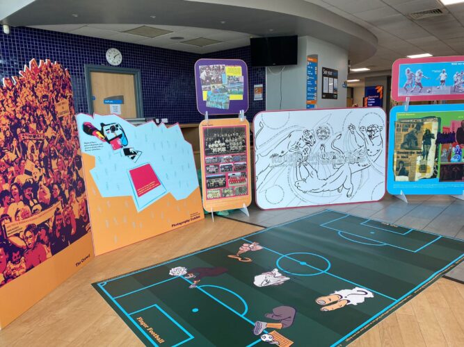 Pop-Up Exhibition for the Rotherham UEFA Women's Euros 2022